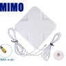 3G/4G MIMO антенна с присоской SMA-male Сота