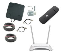Комплект "4G Интернет для Дачи" - WiFi роутер + Huawei E3372 + MIMO антенна DP9